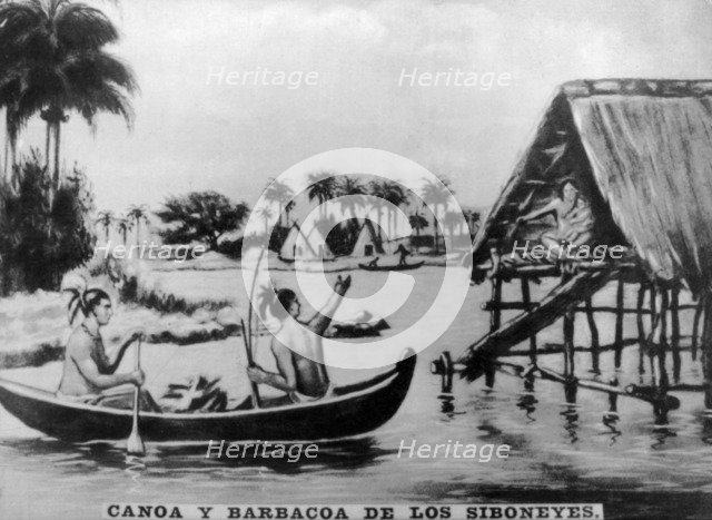 Canoa and Barbacoa,  1920s. Artist: Unknown