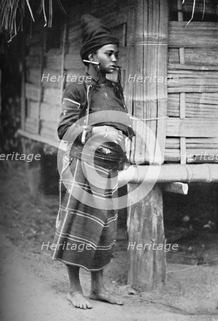 A Kachin woman, 1902. Artist: Watts & Skeen.