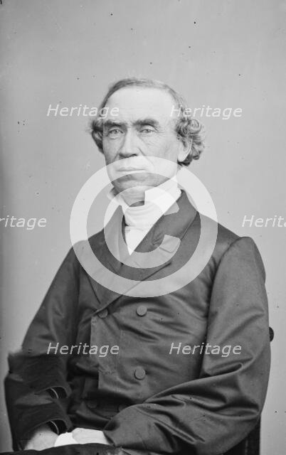 Rev. A. Hallan, between 1855 and 1865. Creator: Unknown.