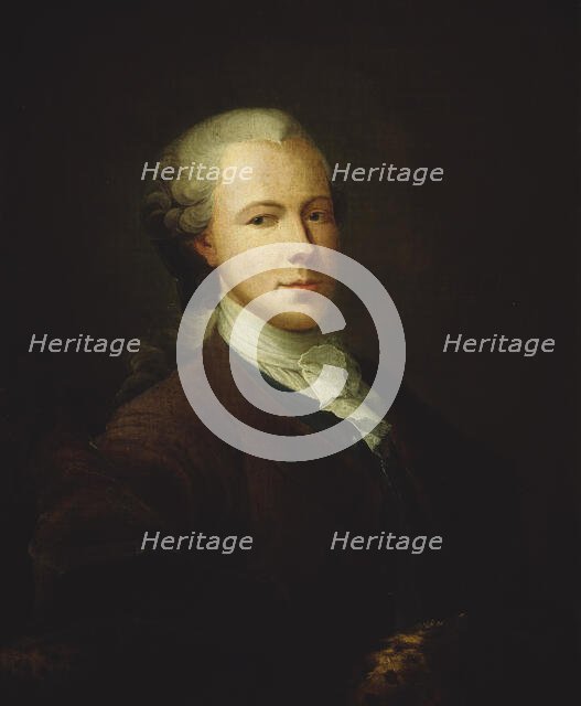 Portrait of a Man, 1754. Creator: Isak Wacklin.