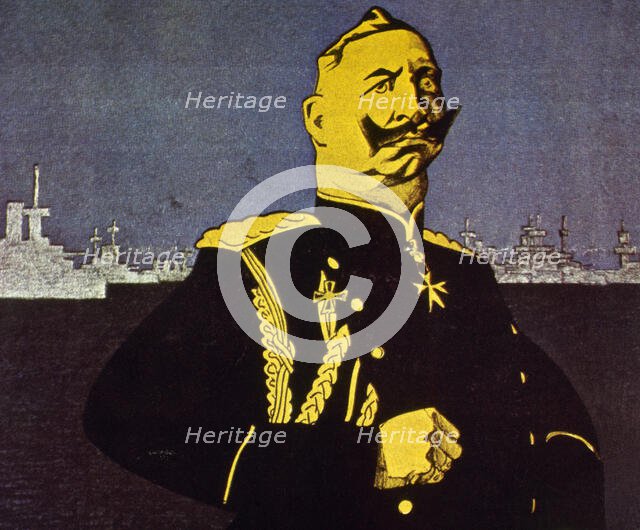 Caricature of German Emperor Wilhelm II (1859-1941), 1905.  Creator: LTL.