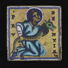 Plaque: Prudentia (Prudence), c. 1160. Creator: Unknown.
