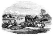Halt by a Stream near El Arish, 1857. Creator: Unknown.
