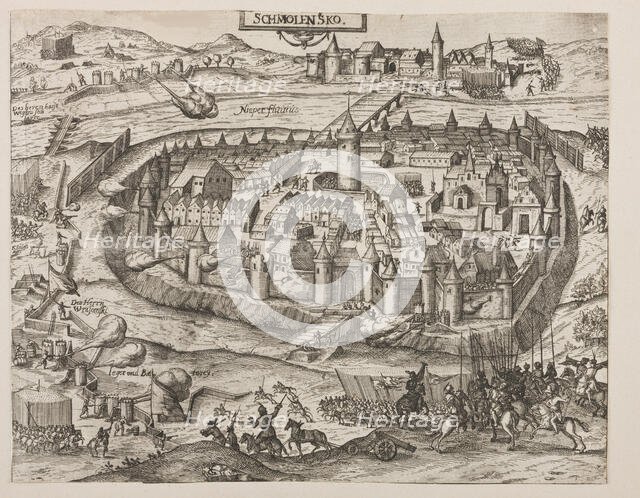 The Siege of Smolensk, 1609-1611, 1610. Creator: Keller, Georg (1576-1640).