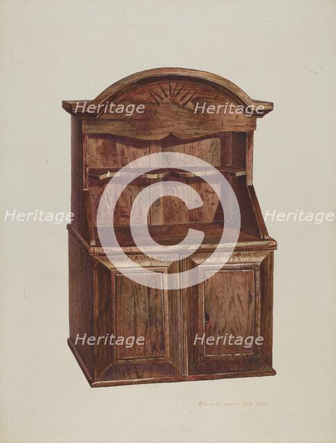 Childs's Dresser, 1935/1942. Creator: Edward L Loper.