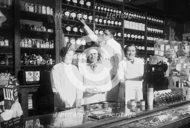 Paint shop, Malmö, Sweden, 1936. Artist: Unknown