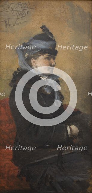 Portrait of a Woman, 1879. Creator: Leon Wyczolkowski.