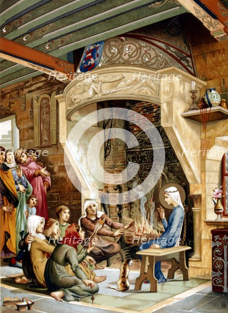 St Elizabeth of Hungary, (1878). Artist: Unknown