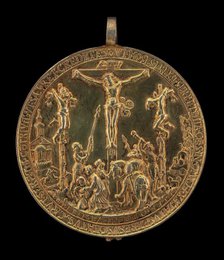 The Crucifixion [reverse], 1536. Creator: Reinhart, Hans.