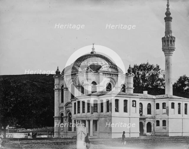 Mosque of Sultan at Sweet Waters of Europe, Constantinople, 1912. Creator: Bain News Service.