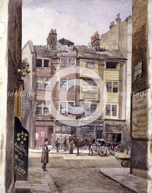 Aldersgate Street, London, 1886. Artist: John Crowther