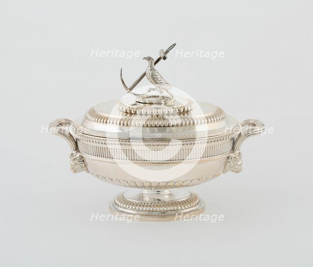 Sauce Tureen and Cover from the Hood Service, England, 1807/08. Creator: Paul Storr.