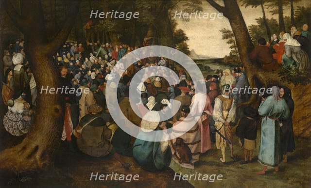 Saint John the Baptist Preaching, c1580-1630. Creator: Pieter Brueghel the Younger.