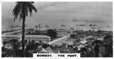 The port, Bombay, India, c1925. Artist: Unknown