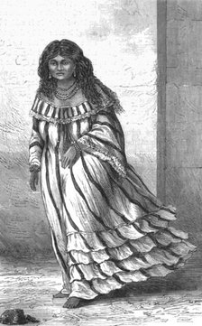 ''The belle of the Guajiro village; A Visit to the Guajiro Indians of Maracaibo, Venezuela', 1875. Creator: A Goering.