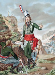 Francois Severin Marceau-Desgraviers, French revolutionary soldier. Artist: Unknown