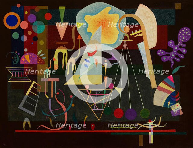 Tensions calmées, 1937. Creator: Kandinsky, Wassily Vasilyevich (1866-1944).