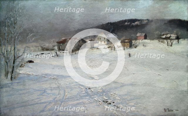 Winter, 1886. Creator: Frits Thaulow.
