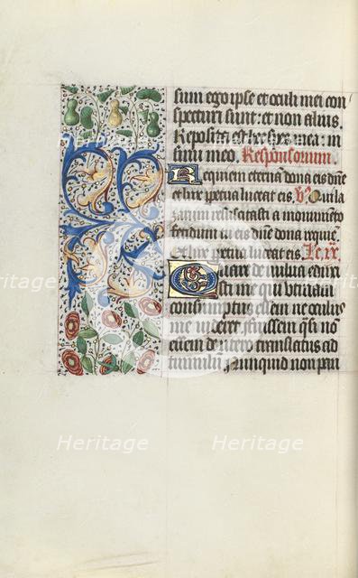 Book of Hours (Use of Rouen): fol. 132v, c. 1470. Creator: Master of the Geneva Latini (French, active Rouen, 1460-80).