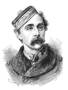 The late Captain Herbert W. Thompson, 2nd (Queen's) Dragoon Guards, 1874. Creator: Unknown.