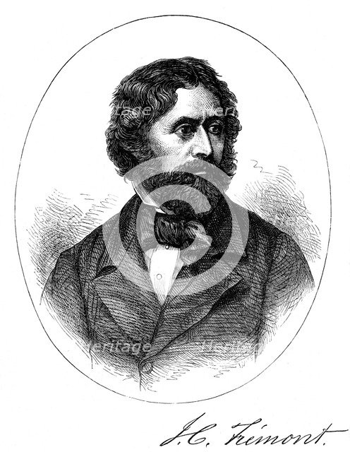 John C Fremont, American soldier, explorer and presidential candidate, (c1880). Artist: Unknown