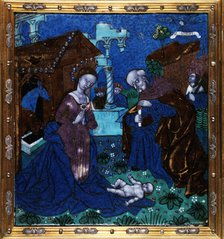 The Nativity, c.1500. Creator: Workshop of the Master of the Triptych of Louis XII.