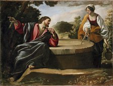 Christ and the Woman of Samaria, late 1620s. Artist: Giovanni Lanfranco.