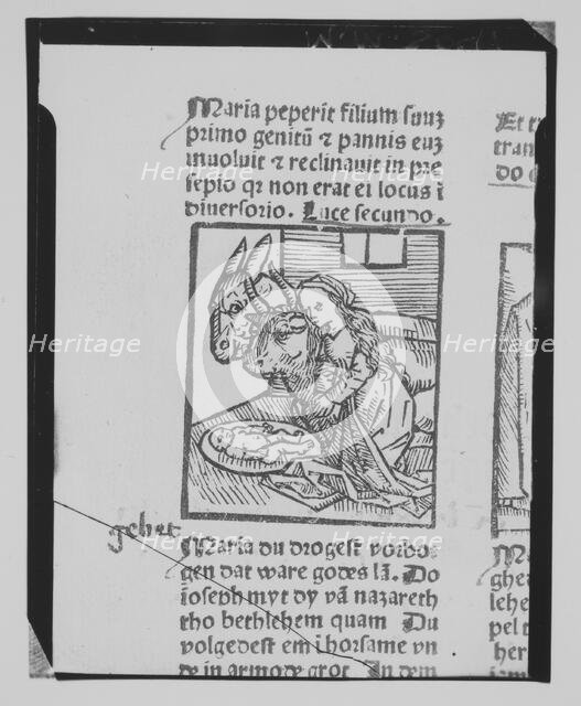 Dat boek van der navolghinge ihesu Christi, 1489. Creator: Poppy Printer.