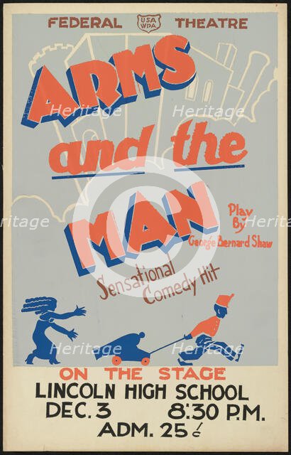 Arms and the Man, [193-]. Creator: Unknown.