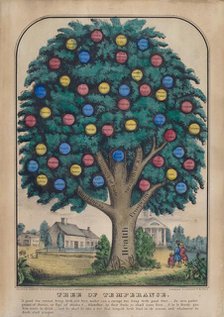 Tree of Temperance, 1848. Creator: Unknown.
