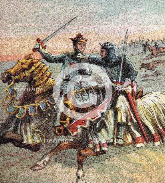 'After The Battle Of Crecy, 1346', (c1850). Artist: Unknown