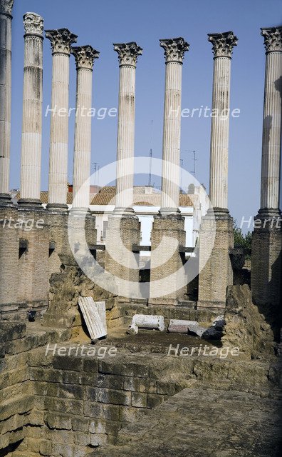 The Temple of Augustus, Cordoba, Spain, 2007. Artist: Samuel Magal