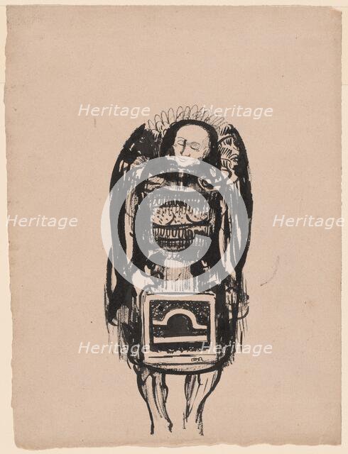 The Devil (Le Diable), 1896-1900. Creator: Odilon Redon.