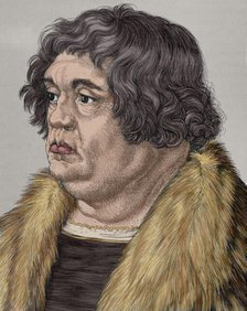 Willibald Pirckheimer, (19th century).  Creator: Richard Brend'amour.