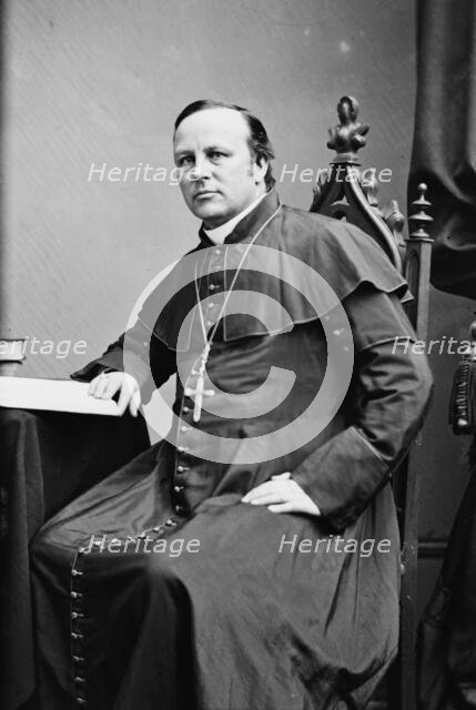 Bishop James Roosevelt Bayley, between 1855 and 1865. Creator: Unknown.