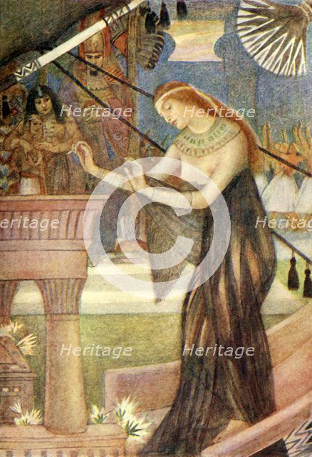 'The Departure of Iris from Byblos', 1915. Creator: Evelyn Paul.