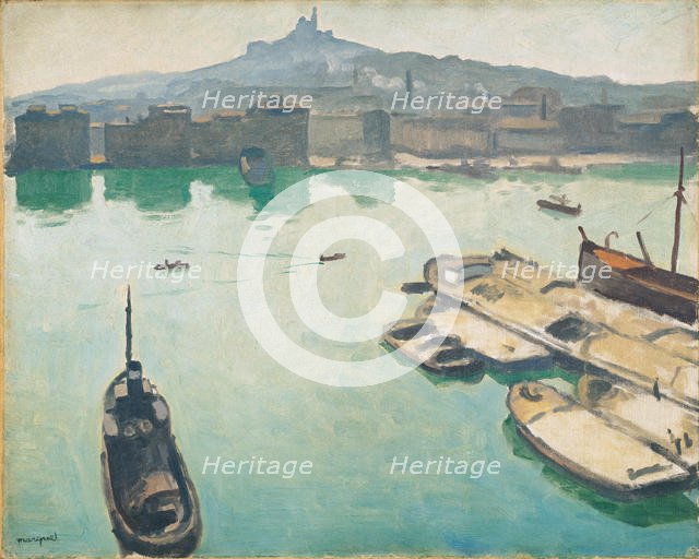 Port of Marseilles, 1916. Artist: Marquet, Pierre-Albert (1875-1947)