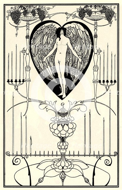 Illustration for The Mirror of Love by Marc-André Raffalovich, 1895. Artist: Beardsley, Aubrey (1872–1898)