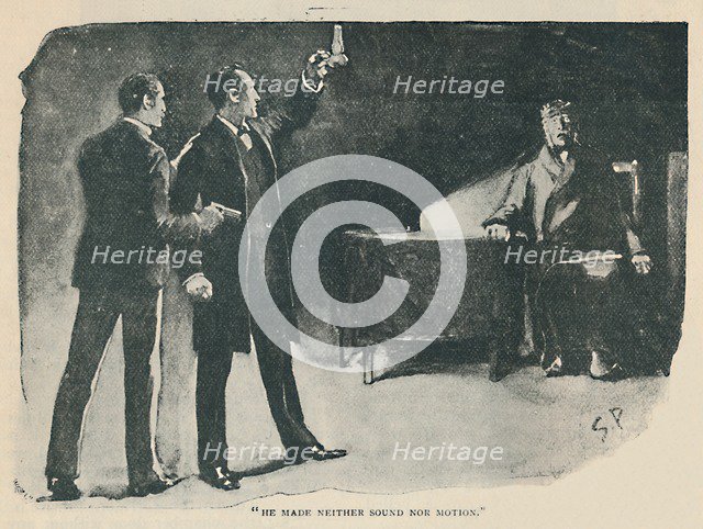 'He Made Neither Sound Nor Motion', 1892. Artist: Sidney E Paget.