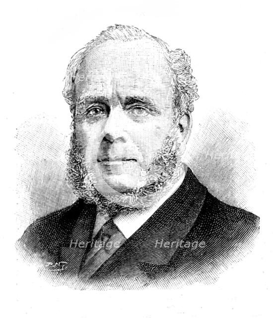 The late Mr. W. Saunders, M.P., 1895. Creator: P Naumann.