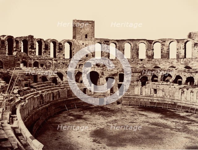 Arles, Amphithéâtre, 1860 or earlier. Creator: Edouard Baldus.