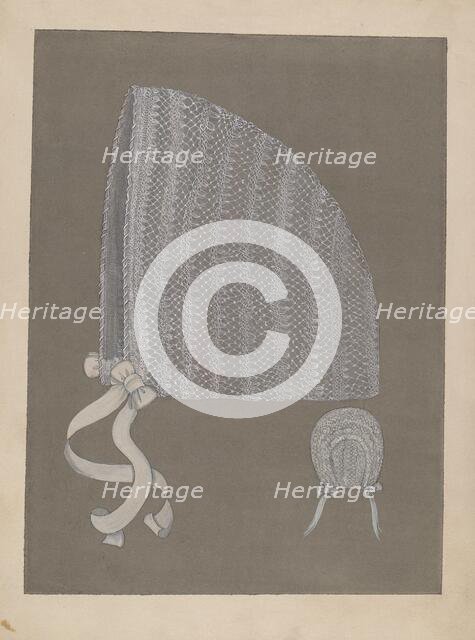 Baby's Cap, c. 1937. Creator: Sylvia DeZon.