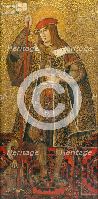 Warrior Saint, 1490/1500. Creator: Unknown.