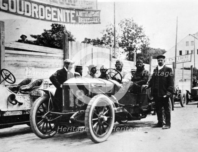 Minerva, Lord Brabazon during 1907 Circuit des Ardennes. Creator: Unknown.