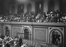 Wilson Before Congress...Shows Gallery And Rear of Chamber, 1913. Creator: Harris & Ewing.