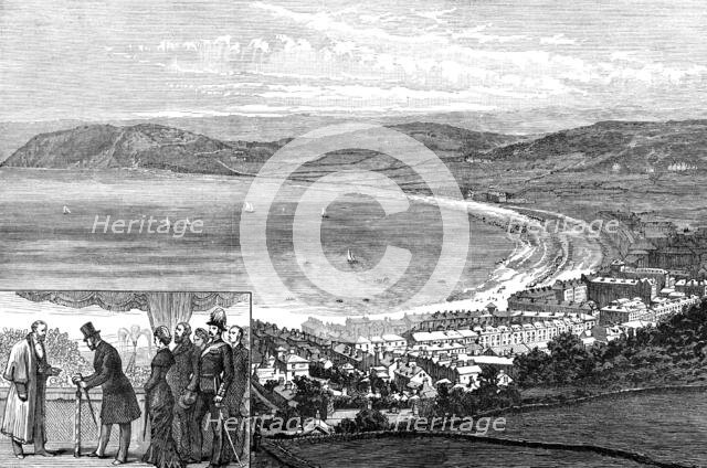 Llandudno new waterworks: Llandudno and Little Orme's Head, 1880. Creator: Unknown.