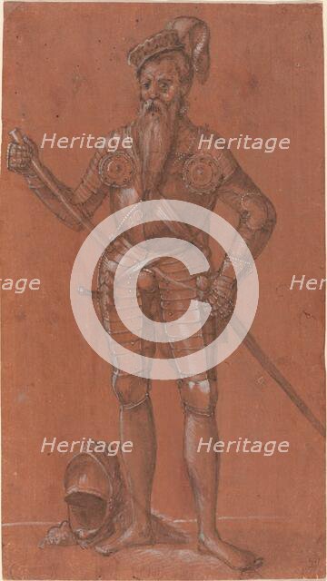 A Man in Armor. Creator: Unknown.