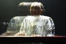 Hans-Joachim Roedelius live at the Jazz Café, London, Apr 2024. Creator: Annapaola Marchesani.