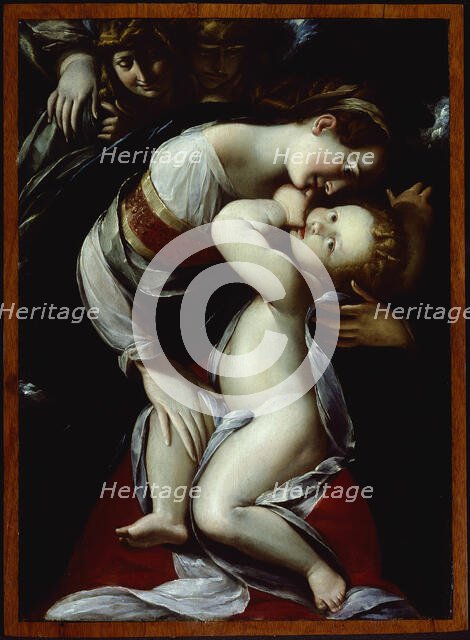 Virgin and Child with Angels, c. 1610. Creator: Giulio Cesare Procaccini.