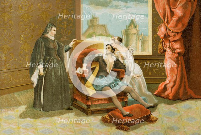 Death of Charles IX, 1886.  Creator: Unknown.